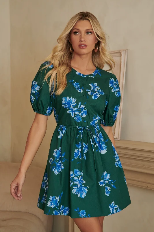 Strapless mini dresses for a beach vacation Spokane Floral Alba Puff Sleeve Mini Dress Strapless mini dresses for a beach vacation Spokane Floral Alba Puff Sleeve Mini Dress
