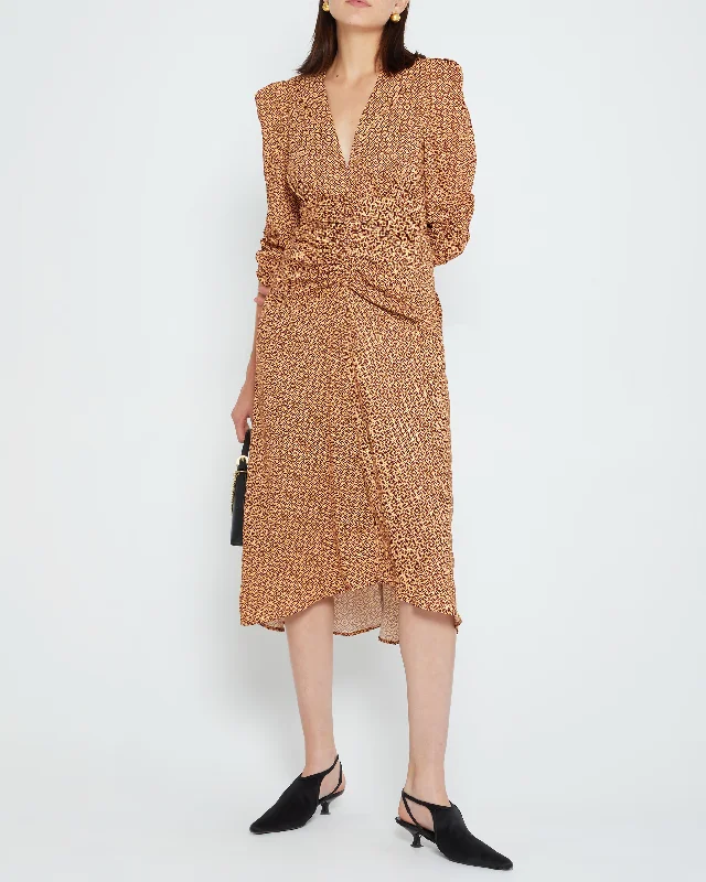 Midi dresses with satin - finish fabrics for a luxurious feel Dyana Dress