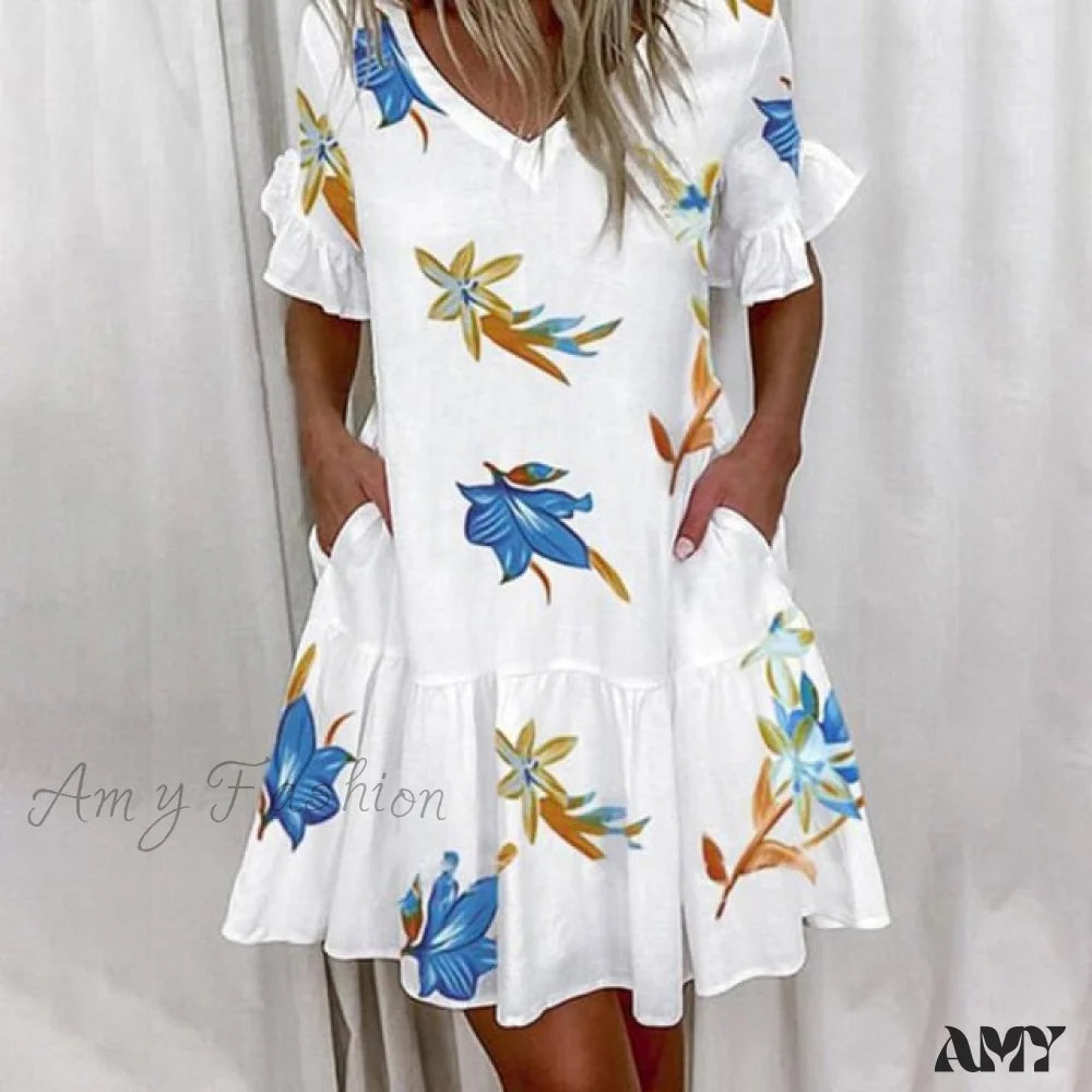 Floral-Blue