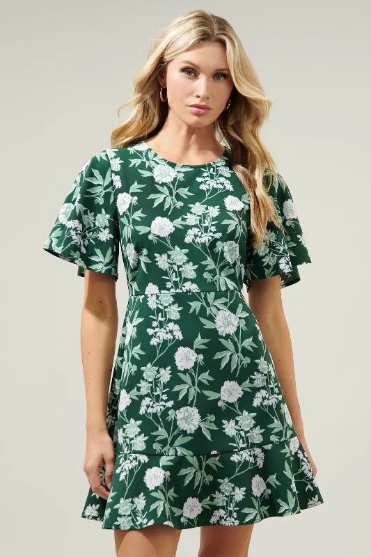 Mini dresses with embroidered details for a unique touch Kirby Floral Flouncy Mini Dress Mini dresses with embroidered details for a unique touch Kirby Floral Flouncy Mini Dress
