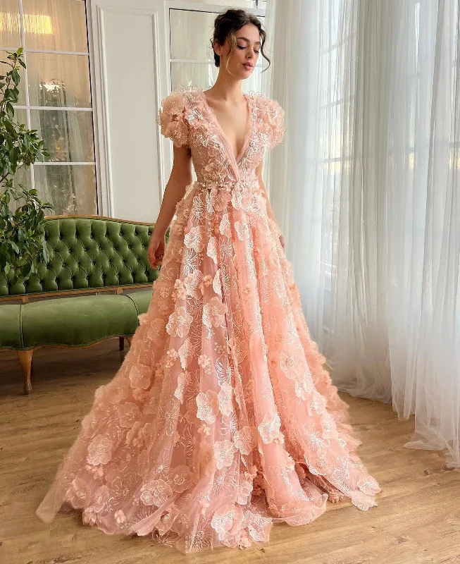 Mini dresses with high - low hems for a modern twist Rosy Grace Gown