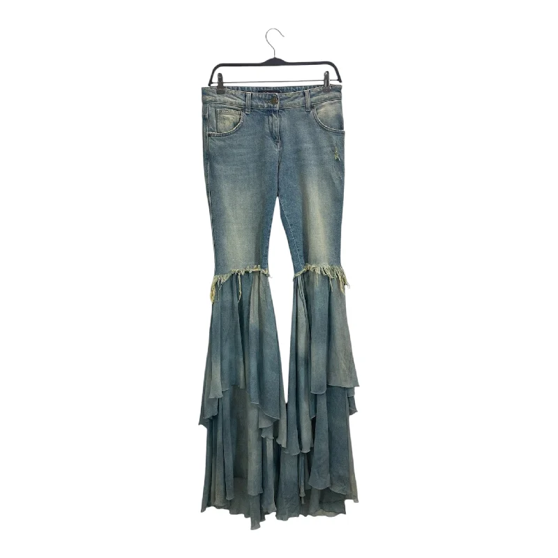 BLUMARINE/Bottoms/4/Denim/BLU/FLOUNCE JEANS