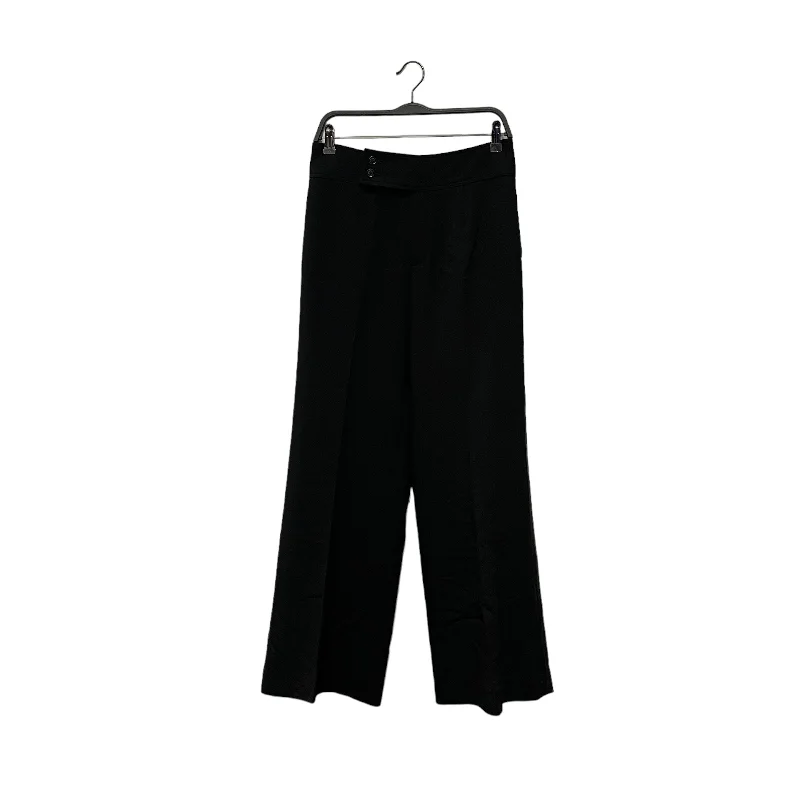 Cigarette Style Women's Printed Linen Blend Pants for Casual DaysRalph Lauren COLLECTION/Bottoms/Cotton/BLK/ Cigarette Style Women's Printed Linen Blend Pants for Casual DaysRalph Lauren COLLECTION/Bottoms/Cotton/BLK/