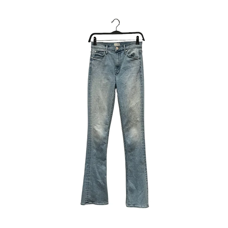 Plus Size Women's High - Waisted Bootcut Jeans in Distressed Stylemother/Bootcut Pants/25/Cotton/IDG/ Plus Size Women's High - Waisted Bootcut Jeans in Distressed Stylemother/Bootcut Pants/25/Cotton/IDG/