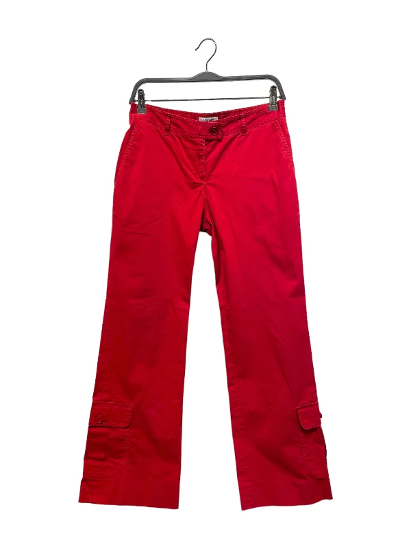 MOSCHINO/Cropped Pants/L/Cotton/RED/