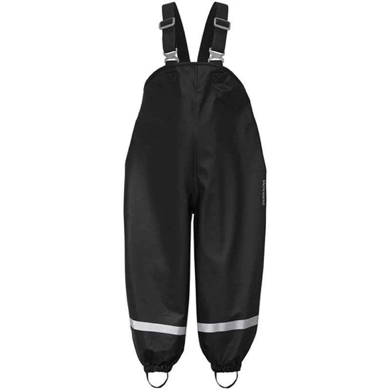 Plus Size Women's Patchwork - Design Jeans for a Unique AppearanceDidriksons Black Plaskeman Pants Plus Size Women's Patchwork - Design Jeans for a Unique AppearanceDidriksons Black Plaskeman Pants