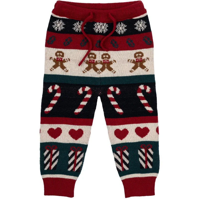 Cigarette Style Women's Printed Linen Blend Pants for Casual DaysTHE NEW Siblings Multi Colour Holiday Jacquard Pants Cigarette Style Women's Printed Linen Blend Pants for Casual DaysTHE NEW Siblings Multi Colour Holiday Jacquard Pants