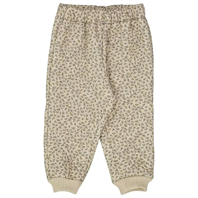 Palazzo Style Women's Printed Trousers in Bohemian PatternsWheat Thermo Watercolor Insects Pants Alex Palazzo Style Women's Printed Trousers in Bohemian PatternsWheat Thermo Watercolor Insects Pants Alex