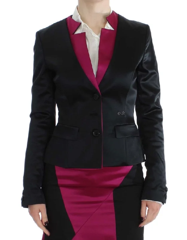 Single - Breasted Women's Linen Blend Blazers in Earth Tones for Casual WearExte pink Stretch Blazer Women's Jacket Single - Breasted Women's Linen Blend Blazers in Earth Tones for Casual WearExte pink Stretch Blazer Women's Jacket