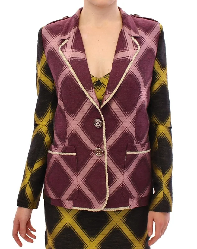 Plus Size Women's Double - Breasted Wool Blazers for Winter Office WearHouse of Holland checke blazer Women's jacket Plus Size Women's Double - Breasted Wool Blazers for Winter Office WearHouse of Holland checke blazer Women's jacket