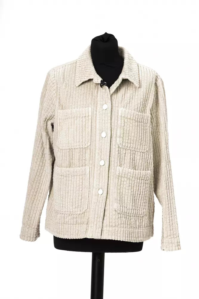 Double - Breasted Women's Leather Blazers in Taupe for an Edgy LookJacob Cohen Cotton Suits & Women's Blazer Double - Breasted Women's Leather Blazers in Taupe for an Edgy LookJacob Cohen Cotton Suits & Women's Blazer