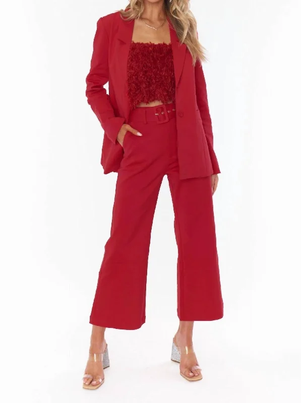 Oversized Women's Printed Blazers in Animal Patterns for a Statement PieceMajor Blazer In Red Suiting Oversized Women's Printed Blazers in Animal Patterns for a Statement PieceMajor Blazer In Red Suiting