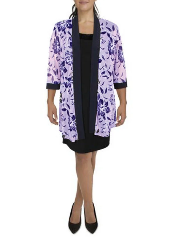 Plus Size Women's Faux Fur - Trimmed Blazers in Black for a Luxurious LookPlus Womens Mesh Sheer Duster Blazer Plus Size Women's Faux Fur - Trimmed Blazers in Black for a Luxurious LookPlus Womens Mesh Sheer Duster Blazer
