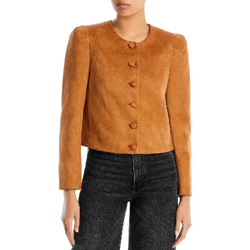 Petite women's wool blend coats with a tailored fit for a flattering silhouetteBCBGMAXAZRIA Womens Faux Suede Lightweight Shirt Jacket Petite women's wool blend coats with a tailored fit for a flattering silhouetteBCBGMAXAZRIA Womens Faux Suede Lightweight Shirt Jacket