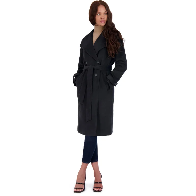 Long women's mac coats in a lightweight fabric for spring showersWomens Faux Wool Polyester Wrap Coat Long women's mac coats in a lightweight fabric for spring showersWomens Faux Wool Polyester Wrap Coat