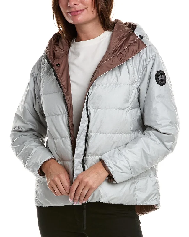 Embroidered women's cotton coats in a bohemian pattern for a unique designCanada Goose Mackay Reversible Jacket Embroidered women's cotton coats in a bohemian pattern for a unique designCanada Goose Mackay Reversible Jacket