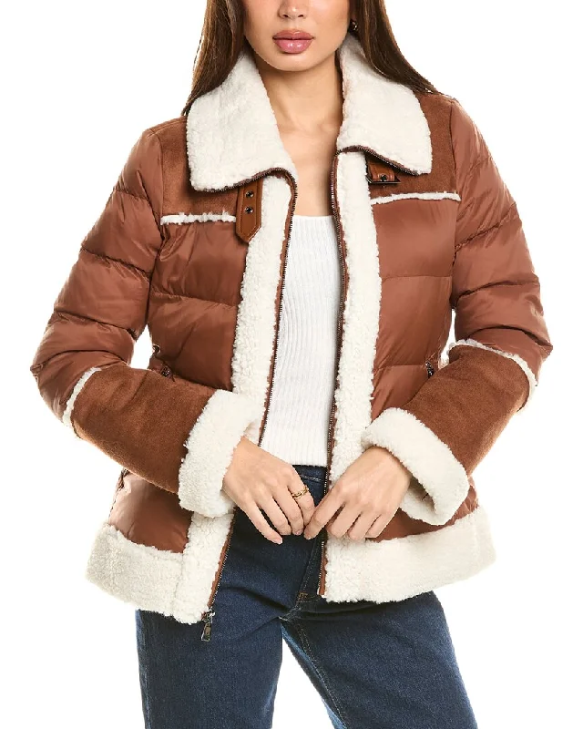 Women's waterproof parka coats with multiple pockets for practicalityTahari Selena Coat Women's waterproof parka coats with multiple pockets for practicalityTahari Selena Coat