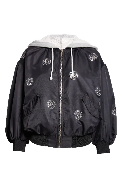 Women's faux fur coats in bright colors for a bold fashion statementCinq à Sept Women's Ollie Jacket, Black/Silver Women's faux fur coats in bright colors for a bold fashion statementCinq à Sept Women's Ollie Jacket, Black/Silver