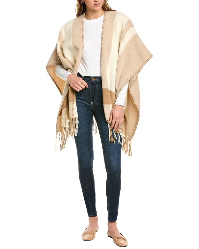 Oversized women's wool coats in a monochromatic look for a trendy outfitJ.Mclaughlin Leti Wool-Blend Poncho Oversized women's wool coats in a monochromatic look for a trendy outfitJ.Mclaughlin Leti Wool-Blend Poncho