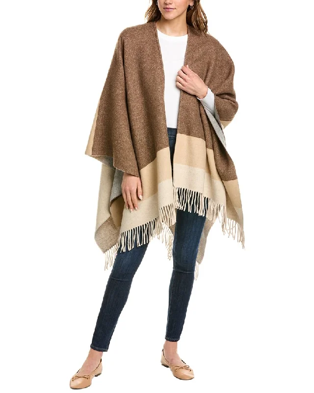 Shearling - lined women's leather coats for ultimate warmth and luxuryJ.Mclaughlin Lamara Wool Poncho Shearling - lined women's leather coats for ultimate warmth and luxuryJ.Mclaughlin Lamara Wool Poncho