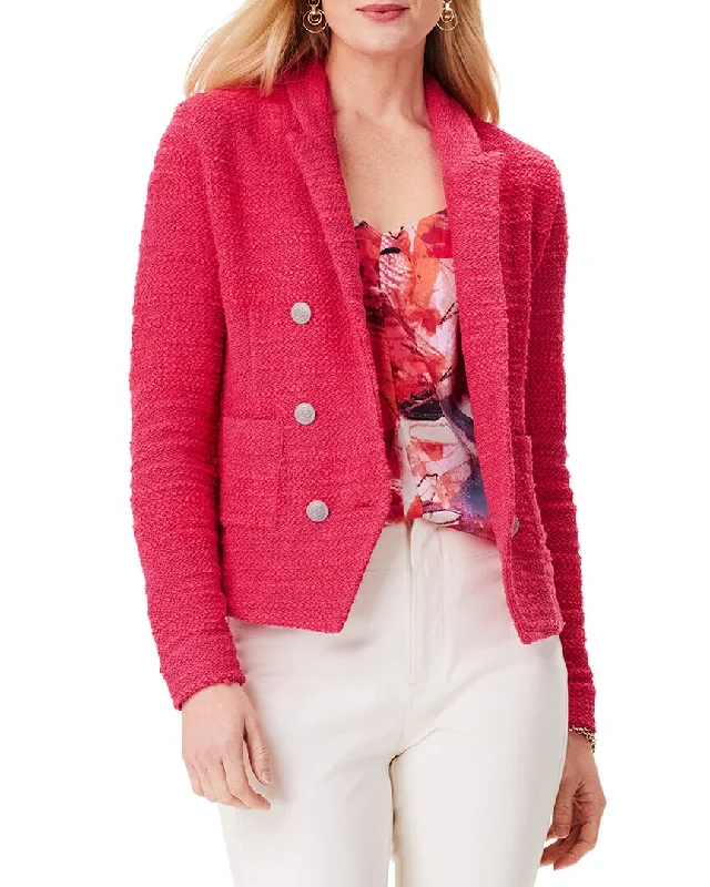 Women's cropped leather coats with silver studs for an edgy lookNic+Zoe Heat Dash Knit Jacket Women's cropped leather coats with silver studs for an edgy lookNic+Zoe Heat Dash Knit Jacket
