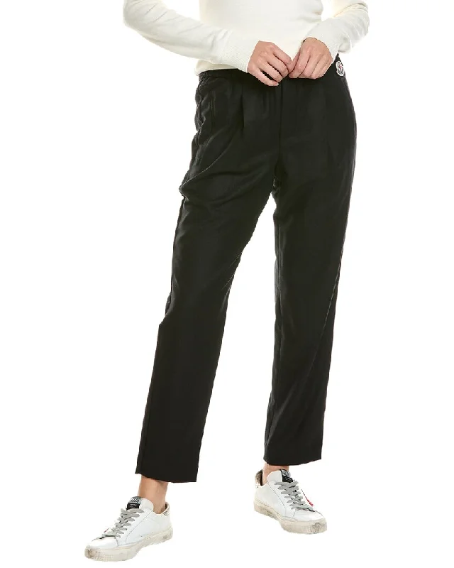 Women's pea coats with brass buttons for a nautical - inspired styleMoncler Wool-Blend Trouser Women's pea coats with brass buttons for a nautical - inspired styleMoncler Wool-Blend Trouser