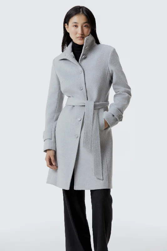 Embroidered women's cotton coats in a bohemian pattern for a unique designBRENNA
