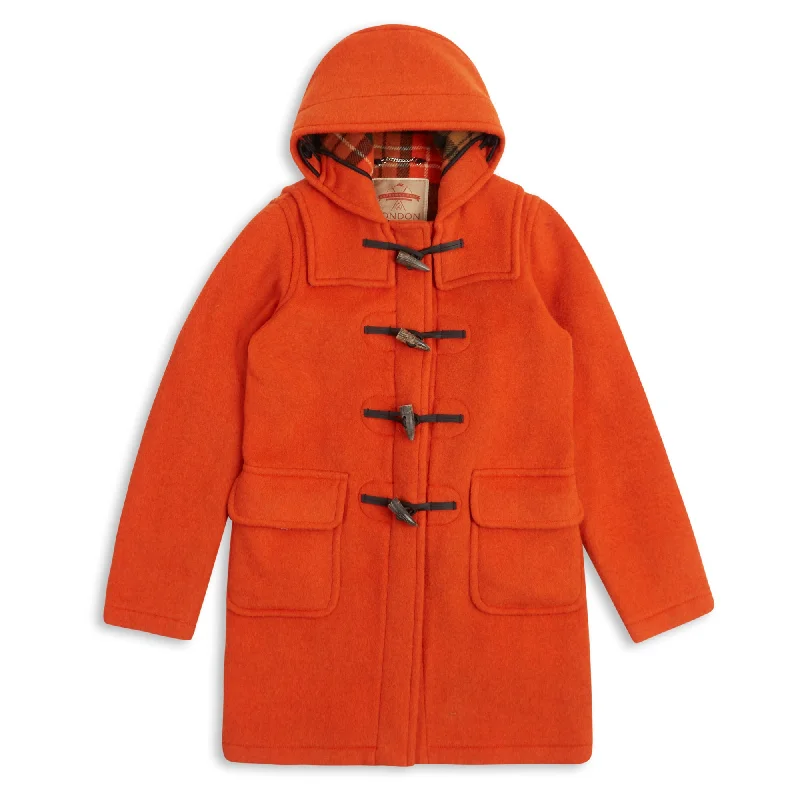 Burrows & Hare Women’s Duffle Coat - Orange