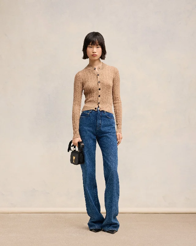 lightweight women cardigan for spring and fallCable Knit Cardigan
