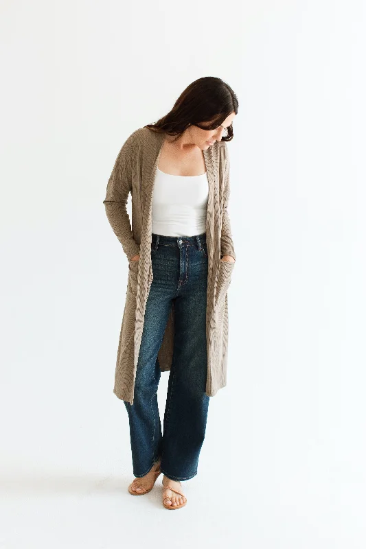 maternity women cardigan for expecting momsCJ's Favorite Ribbed Cardigan