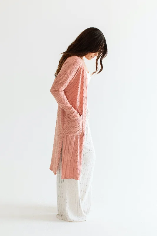 open front women cardigan for easy stylingCJ's Favorite Ribbed Cardigan