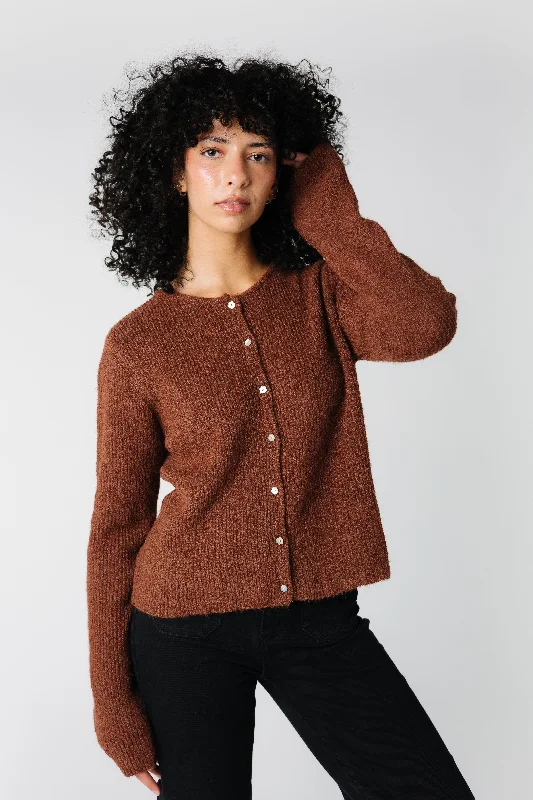 button down women cardigan with vintage buttonsCollette Button Down Cardigan