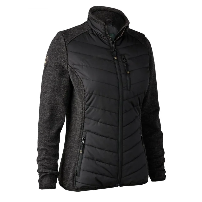 Mid - length women's down coats in a slim fit for a modern and sleek appearanceDeerhunter Lady Caroline Padded Jacket Black Mid - length women's down coats in a slim fit for a modern and sleek appearanceDeerhunter Lady Caroline Padded Jacket Black