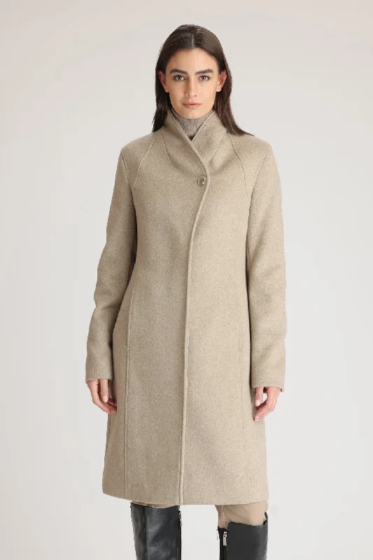 Women's reversible down coats with two - tone designs for versatile stylingDRIELLE