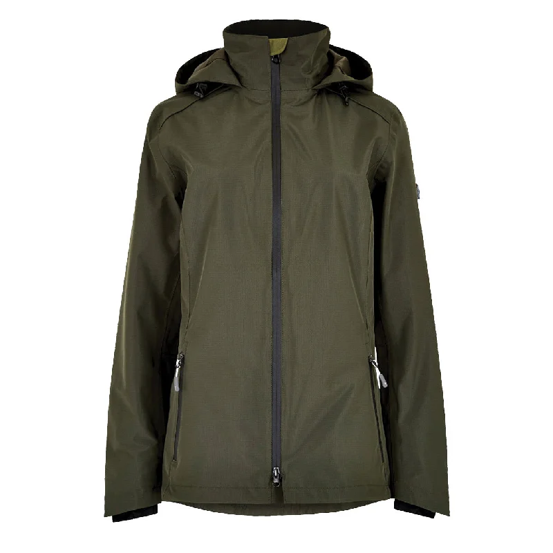 Oversized women's wool coats in a monochromatic look for a trendy outfitDubarry Garryvoe Jackets Pesto