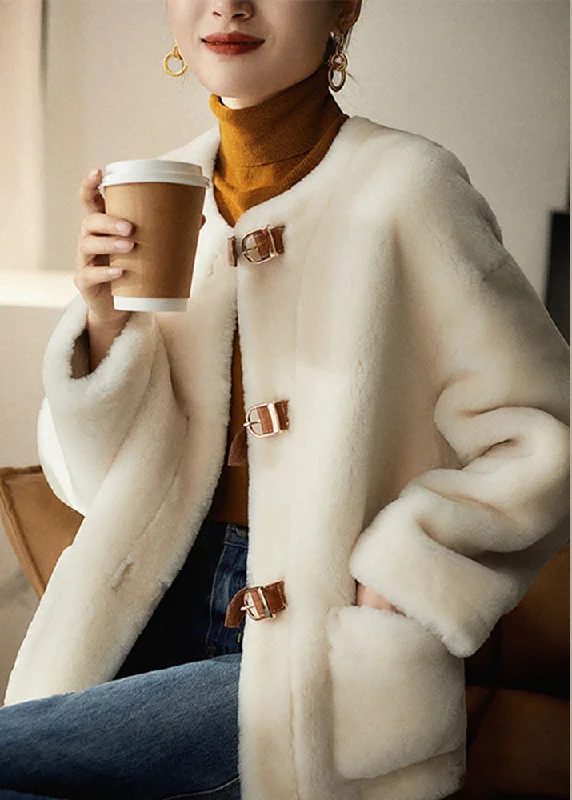 Petite women's wool blend coats with a tailored fit for a flattering silhouetteElegant Beige O Neck Pockets Button Patchwork Wool Coats Winter Petite women's wool blend coats with a tailored fit for a flattering silhouetteElegant Beige O Neck Pockets Button Patchwork Wool Coats Winter