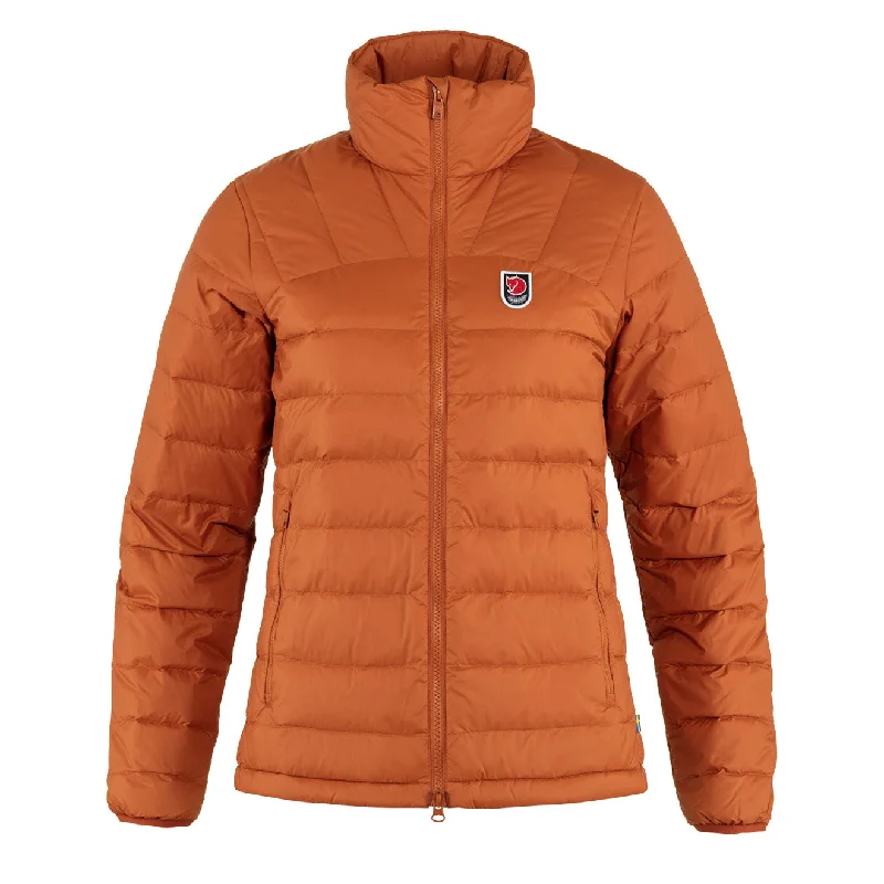 Fjallraven Womens Expedition Pack Down Jacket Terracotta Brown