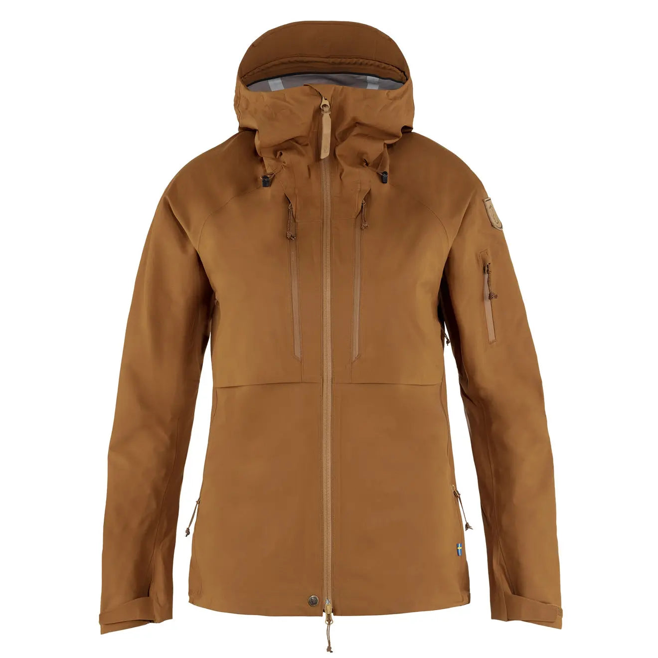 Women's longline double - breasted camel coats for a sophisticated lookFjallraven Womens Keb Eco Shell Jacket Chestnut Women's longline double - breasted camel coats for a sophisticated lookFjallraven Womens Keb Eco Shell Jacket Chestnut
