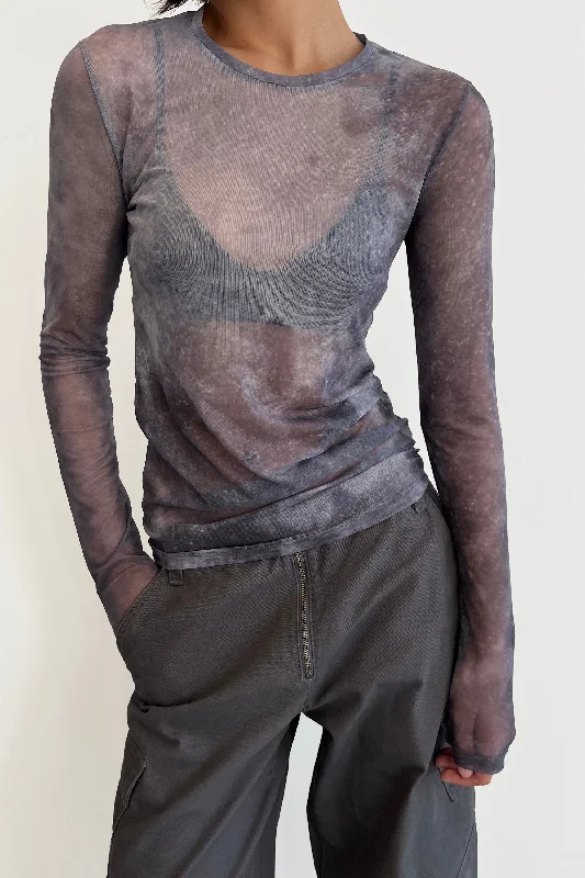 lightweight women cardigan for spring and fallGRADIENT SHEER TOP