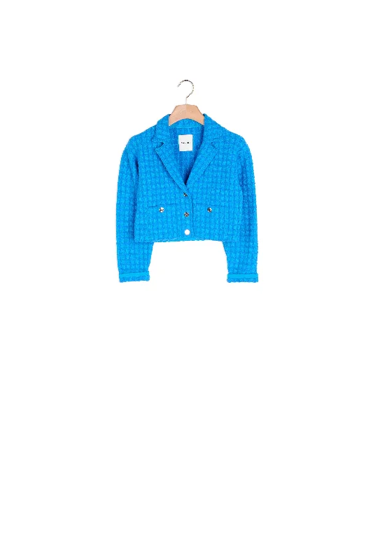 machine washable women cardigan for easy careCardicoat court en tweed