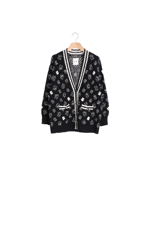 hooded women cardigan for added warmth and styleCardicoat logo