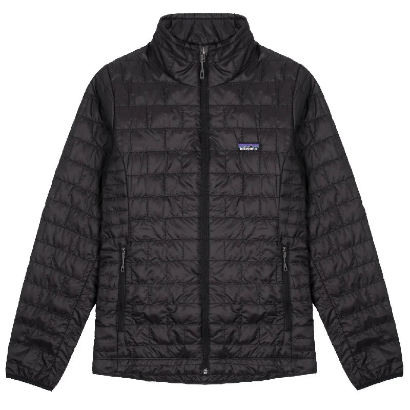 Quilted down women's coats with removable hoods for outdoor activitiesPatagonia Womens Nano Puff Jacket Black Quilted down women's coats with removable hoods for outdoor activitiesPatagonia Womens Nano Puff Jacket Black