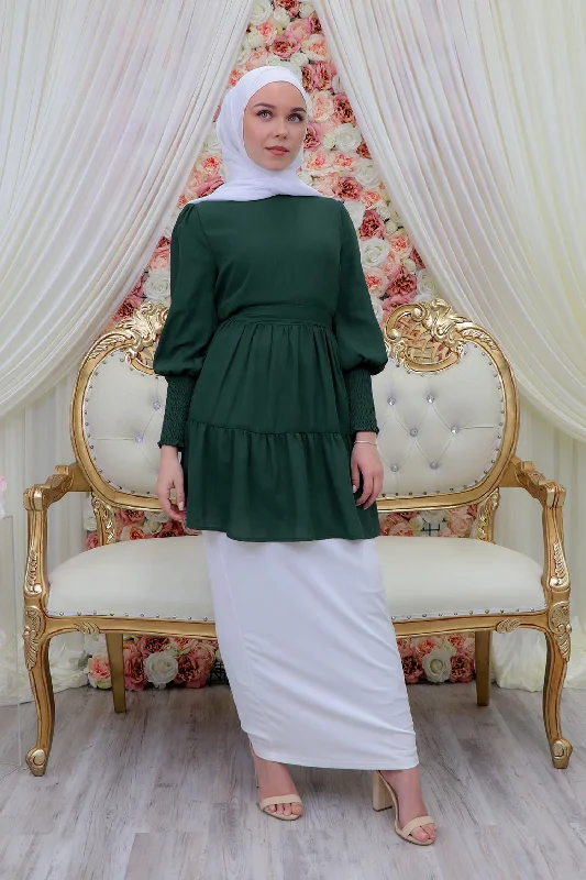 cashmere blend women cardigan for a luxurious feelPremium Chiffon Ruffle Top- Emerald Green cashmere blend women cardigan for a luxurious feelPremium Chiffon Ruffle Top- Emerald Green