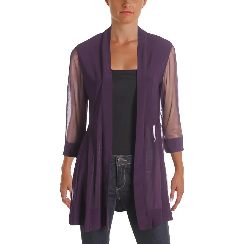 R&M Richards Womens Illusion 3/4 Sleeves Jacket