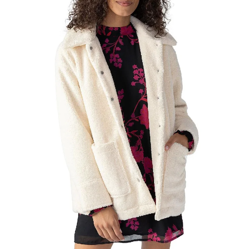 Checkered women's wool coats in a classic pattern for a timeless styleSanctuary Womens Faux Sherpa Cold Weather Teddy Coat Checkered women's wool coats in a classic pattern for a timeless styleSanctuary Womens Faux Sherpa Cold Weather Teddy Coat