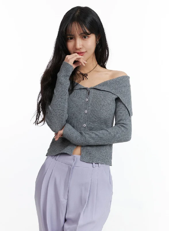 organic cotton women cardigan for an eco - friendly choiceSolid Button-Up Collar Knit Cardigan OJ425 organic cotton women cardigan for an eco - friendly choiceSolid Button-Up Collar Knit Cardigan OJ425