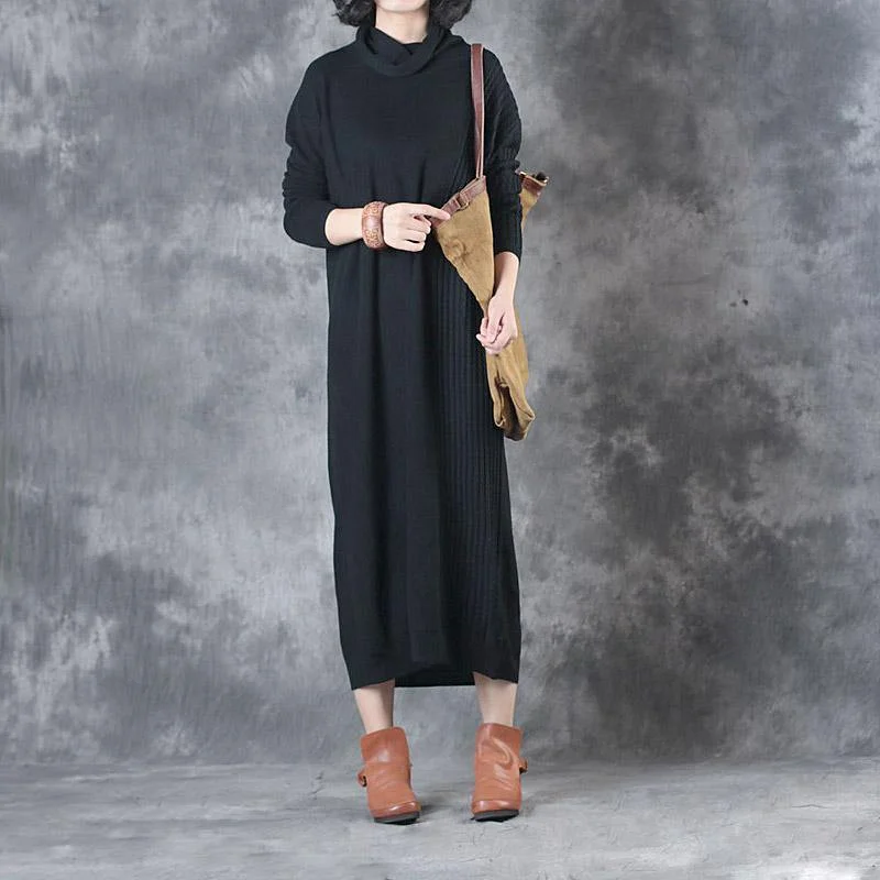 Empire Waist Women's Alpaca Wool Sweater Dresses in Earthy Tones2017black casual sweater dresses loose elastic slim knit dress autumn Empire Waist Women's Alpaca Wool Sweater Dresses in Earthy Tones2017black casual sweater dresses loose elastic slim knit dress autumn