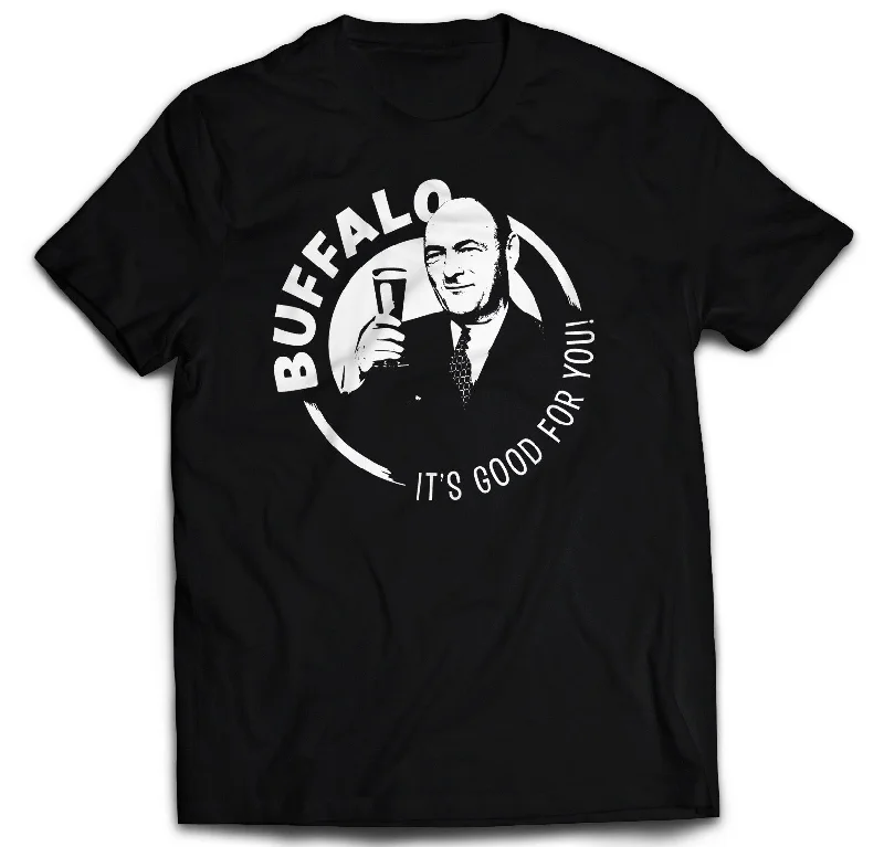 Pocketed Women T Shirt for Added FunctionalityBuffalo - It's Good For You!