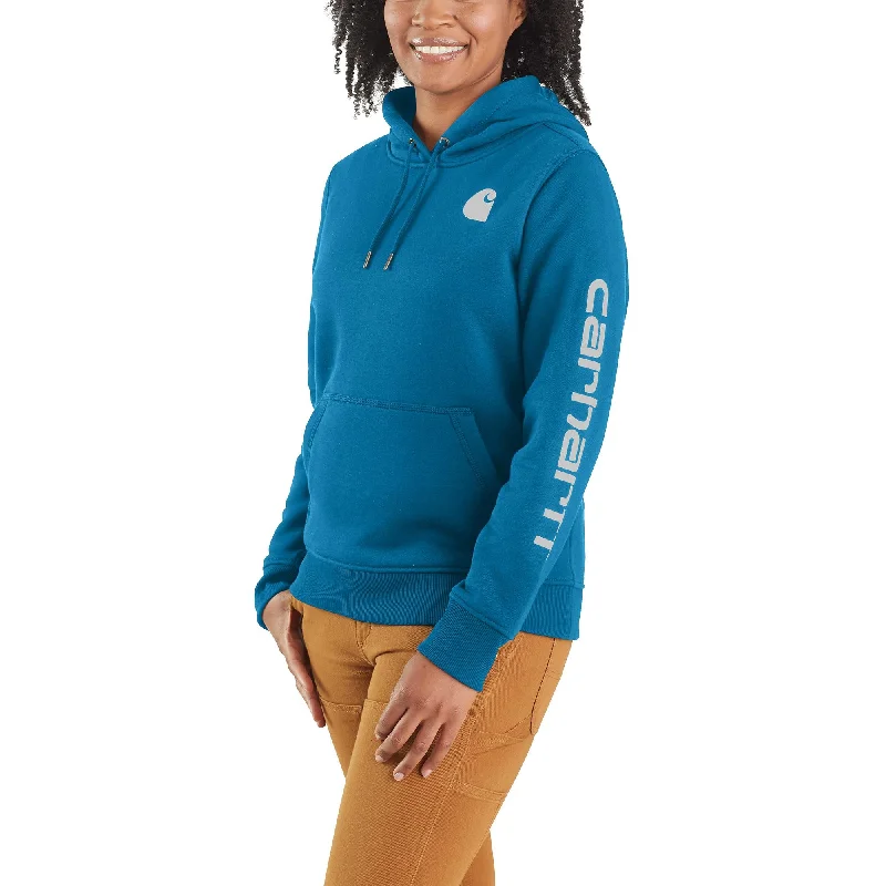 Floral Print Women T Shirt for a Feminine TouchCarhartt Women's Clarksburg Graphic Sleeve Hoodie_Marine Blue Floral Print Women T Shirt for a Feminine TouchCarhartt Women's Clarksburg Graphic Sleeve Hoodie_Marine Blue