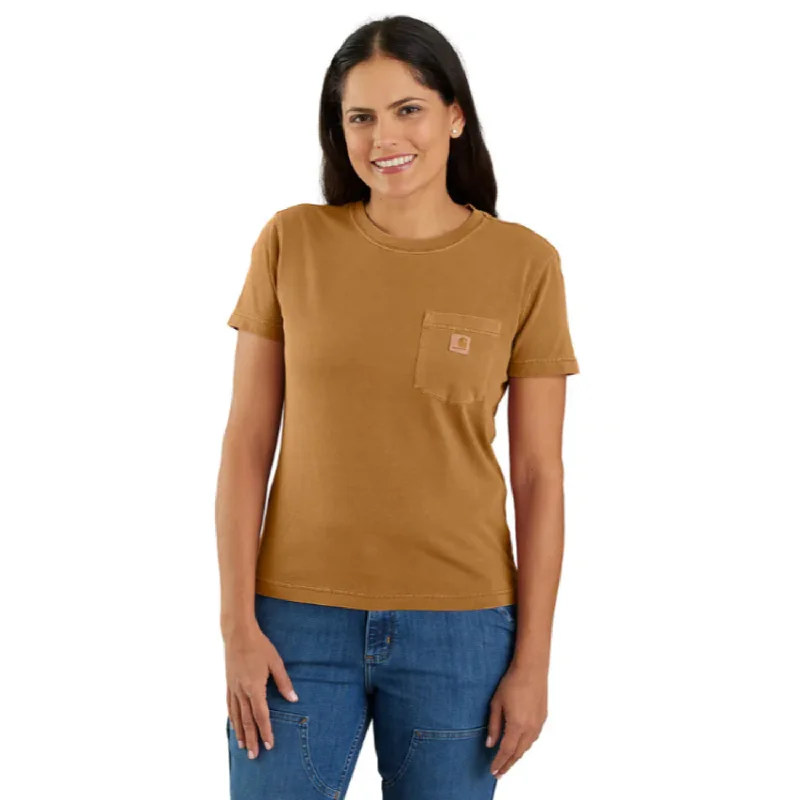 Graphic Print Women T Shirt for a Trendy StatementCarhartt Women's Re-Engineered Garment Dyed Pocket Short Sleeve T-Shirt Graphic Print Women T Shirt for a Trendy StatementCarhartt Women's Re-Engineered Garment Dyed Pocket Short Sleeve T-Shirt